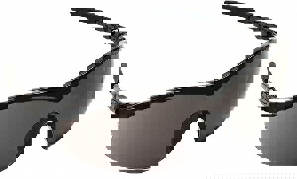 Safety Glass: Scratch-Resistant, Polycarbonate, Gray Lenses, Full-Framed, UV Protection